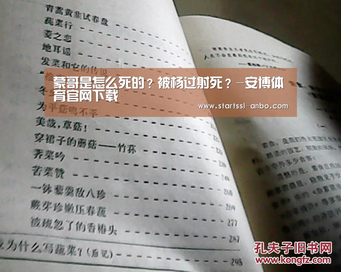 蒙哥是怎么死的?被杨过射死?-安博体育官网下载(图2) 安博体育官网下载